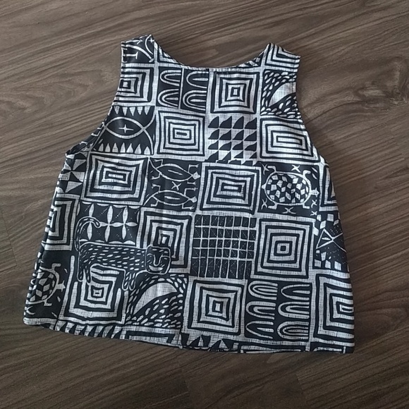 African print crop top - Picture 2 of 3